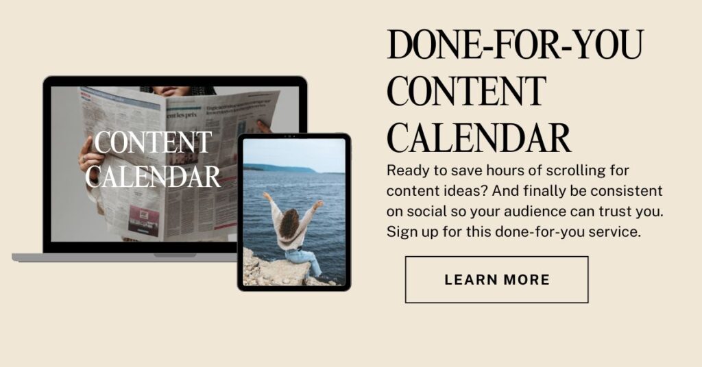 content calendar planning